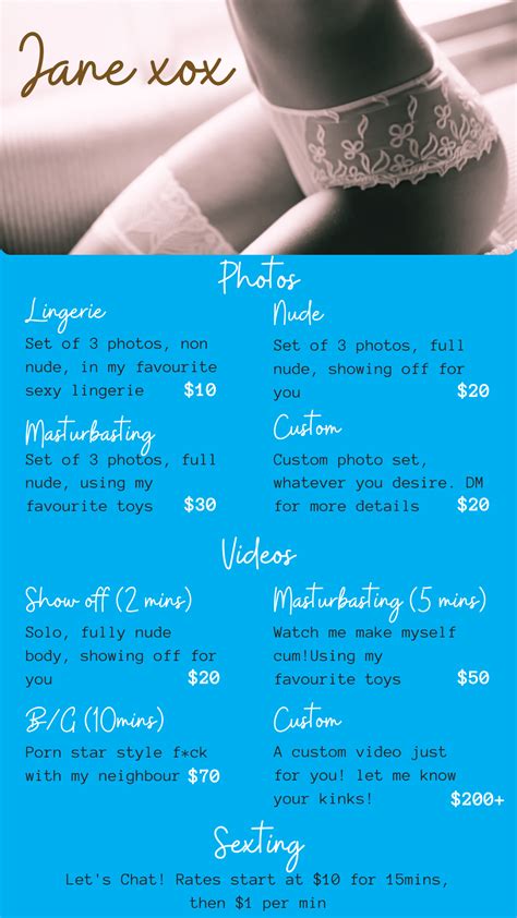 onlyfans menu ideas|OnlyFans Menu: How To Set It Up, Tips and Ideas